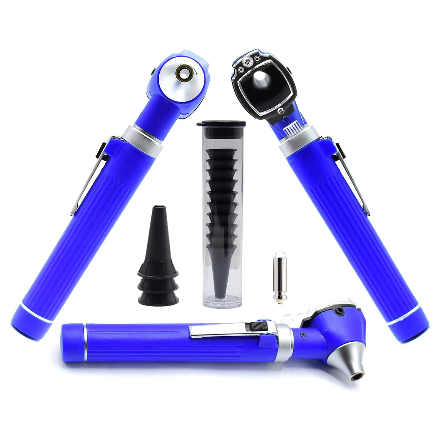 rfo-otoscope-mini-blue01 Fiber Optic Otoscope Blue - Image 1