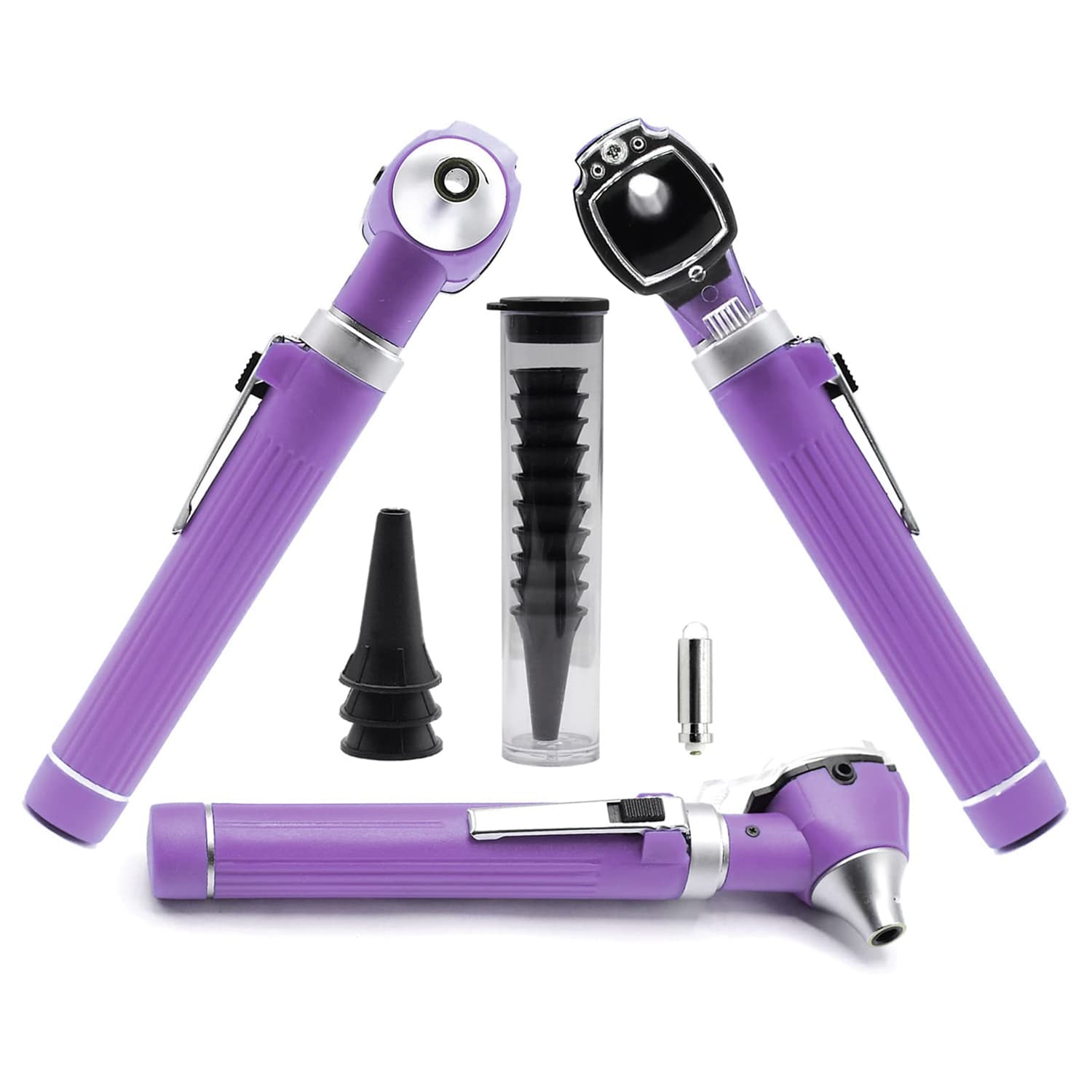 rfo-otoscope-purple01 Fiber Optic Otoscope Purple - Image 1