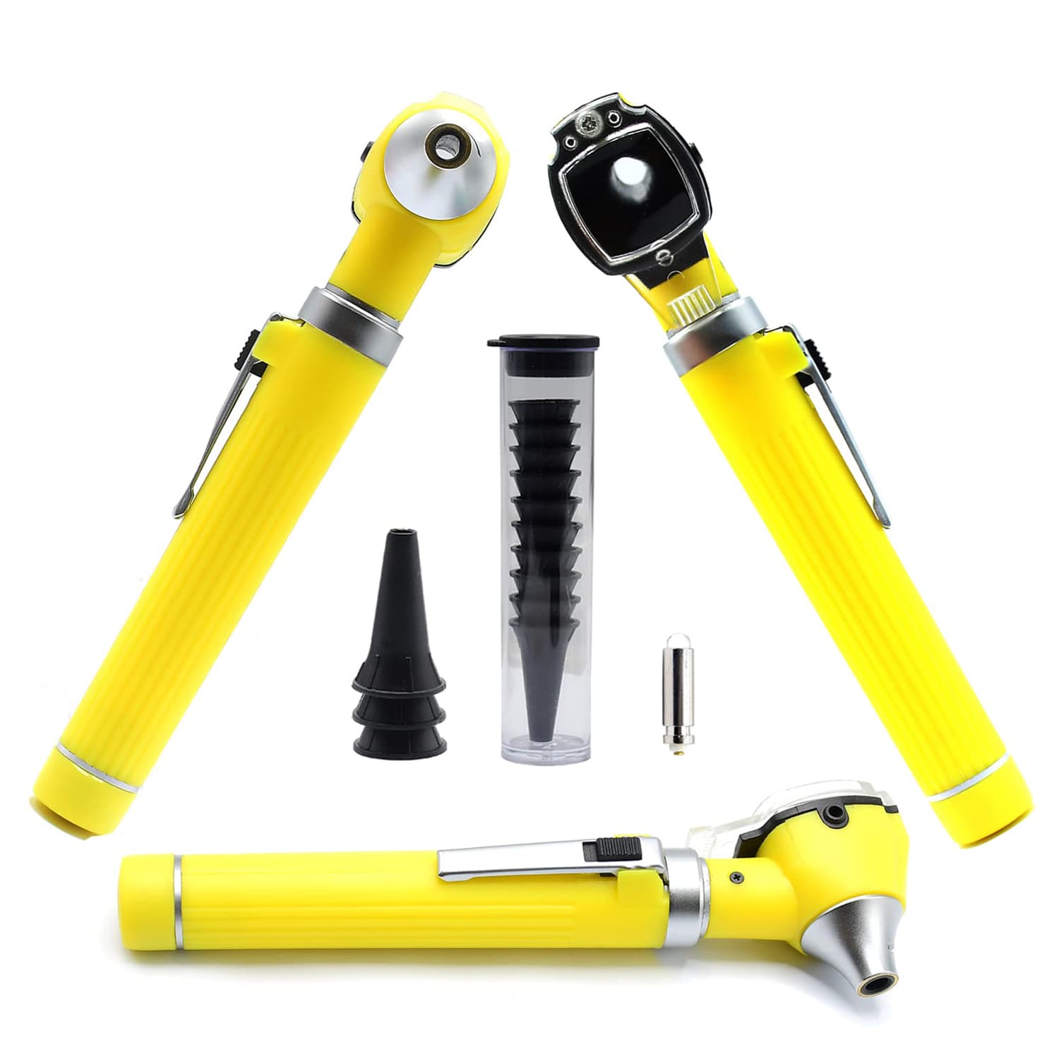 rfo-otoscope-yellow01 Fiber Optic Otoscope Yellow - Image 1